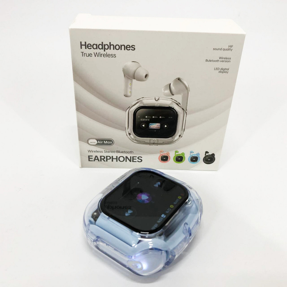 Беспроводные сенсорные наушники с дисплеем TWS, Наушники для смартфона, Блютуз гарнитуры FS-52 Львов - изображение 4