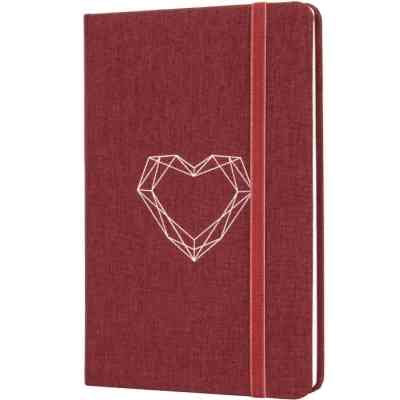 Книга записна Optima Heart А5 128 аркушів клітинка (O27191-03) Вінниця