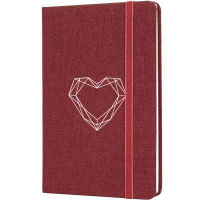 Книга записная Optima Heart А5 128 листов клетка (O27191-03) Винница - изображение 2