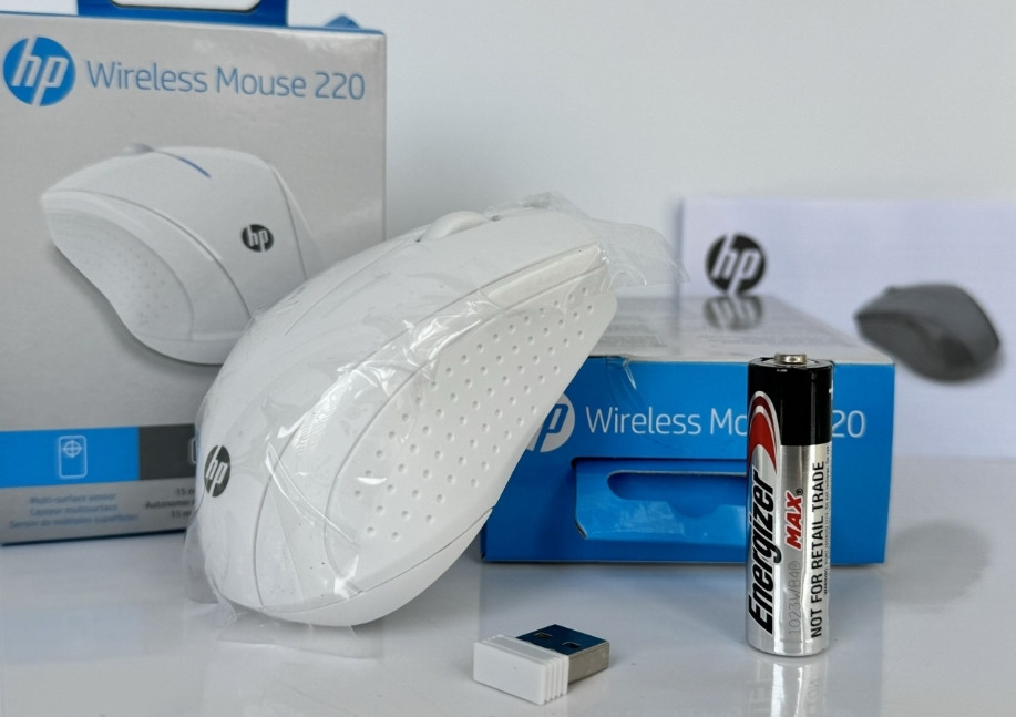 Нова Бездротова Оптична Мишка Миша HP 220 Wireless Біла (7KX12AA) Харків - фото 2