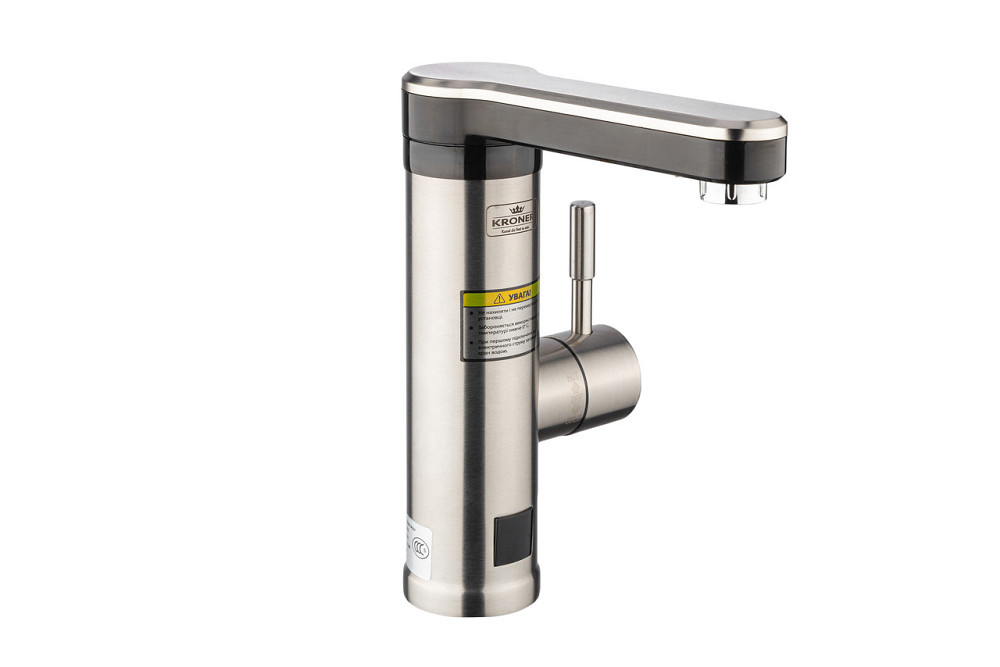 Проточний водонагрівач для кухні Kroner KRP Volt - ESG089 з дисплеєм Київ - фото 1