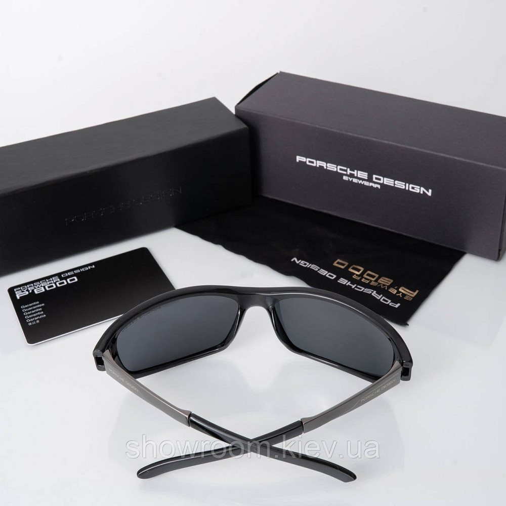 Чоловічі сонцезахисні окуляри Porsche Design (0375) black Київ - фото 3
