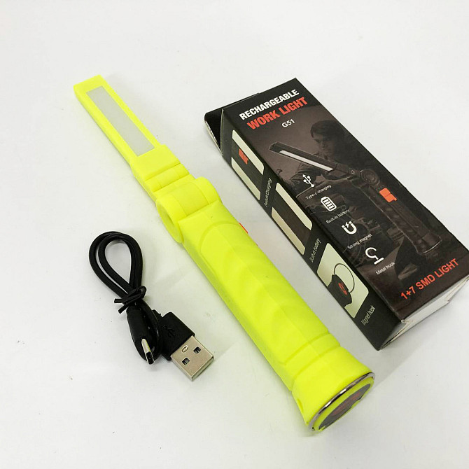 Ліхтар кемпінговий настільний Worklight G51-LED-COB, Ліхтар прожектор, Лампа для кемпінгу FL-493 для подорожей Київ - фото 9
