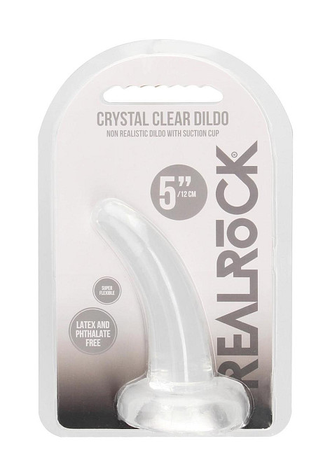 Фалоімітатор - Realrock Dildo 4,5" Transparent Sex Aura Київ - фото 2
