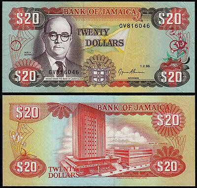 Jamaica Ямайка - 20 Dollars 1995 UNC P. 72e Полтава - изображение 1