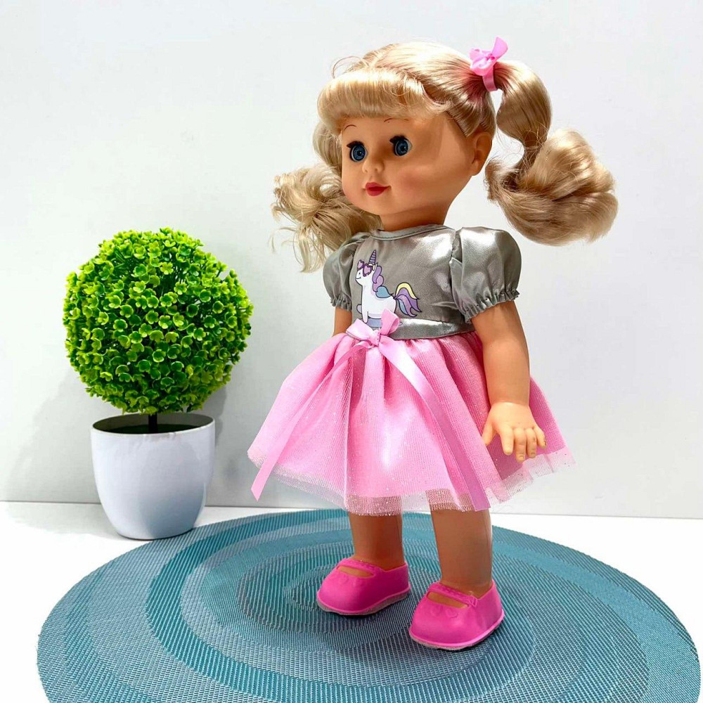 Лялька розмовляє українською мовою Даринка ходить співає пісні 33см Рожева ( M 5809 I UA) Чернигов - изображение 1