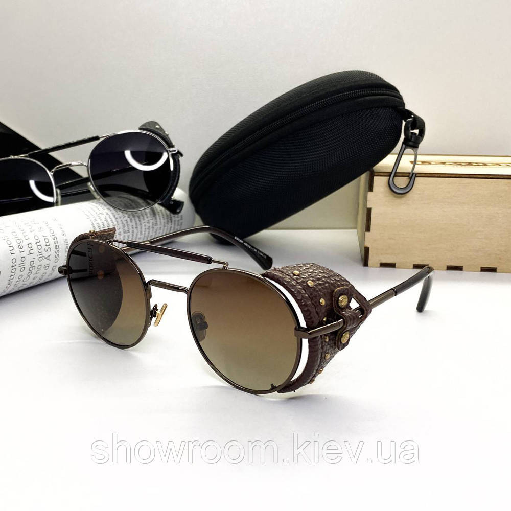 Чоловічі сонцезахисні окуляри з поляризацією Polarized (97313) brown Київ - фото 1