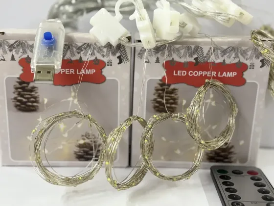 Гирлянда медная проволока Штора 3,0мХ2,0м Copper USB пульт ДУ 8 функций 200LED (теплый белый) COPPER-WIRE-200WW-9-2 Одесса