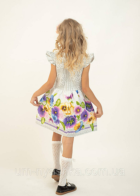 Дитяче українське плаття "Незабудки" 104-146 Кривий Ріг - фото 5