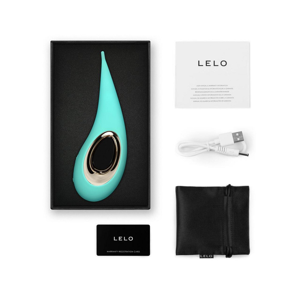 Кліторальний вібратор LELO DOT Aqua, точкова стимуляція, технологія Infinite Loop Sex Aura Київ - фото 7