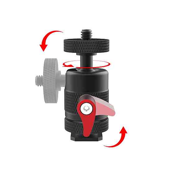 Кульова головка на черевик штатив для лампи телефону AC Prof AL-08 Київ