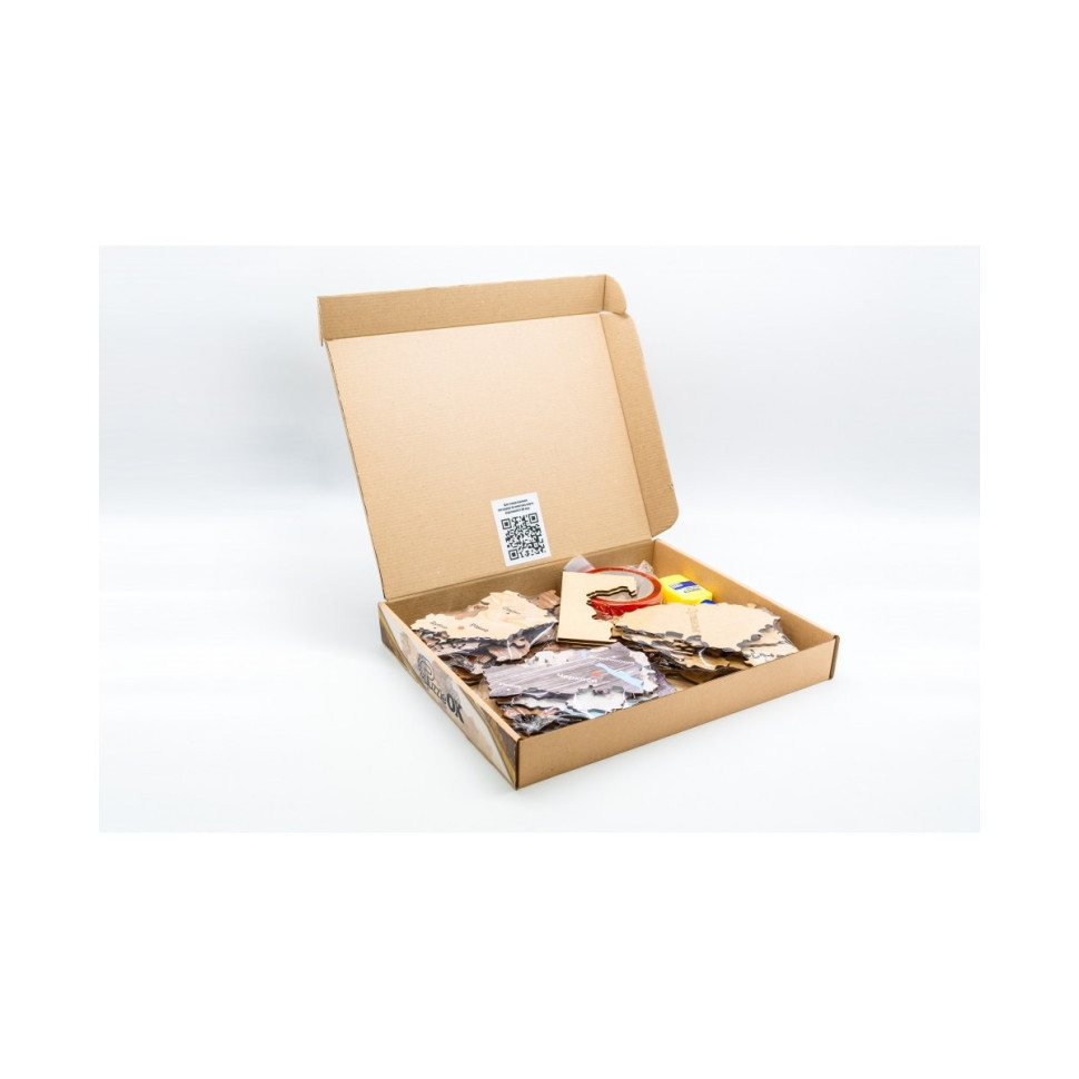 Дерев'яний пазл "Мапа України" Арт-90609, 60х90 см Вінниця - фото 7