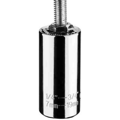 Головка торцевая Graphite универсальная 7-19мм + удлинитель (55H224) Винница