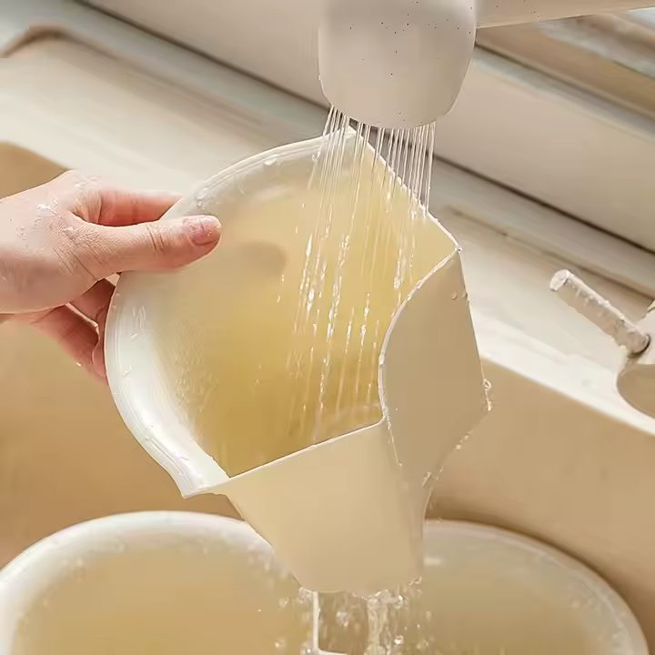 Контейнер для сервировки с 6 отделениями, пищевой органайзер с вращающейся конструкцией, бежевый цвет Каменец-Подольский - изображение 3