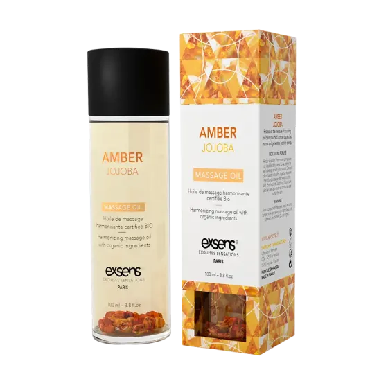 Масажна олія EXSENS Amber Jojoba (гармонізує, з бурштином) 100мл, натуральна Львів