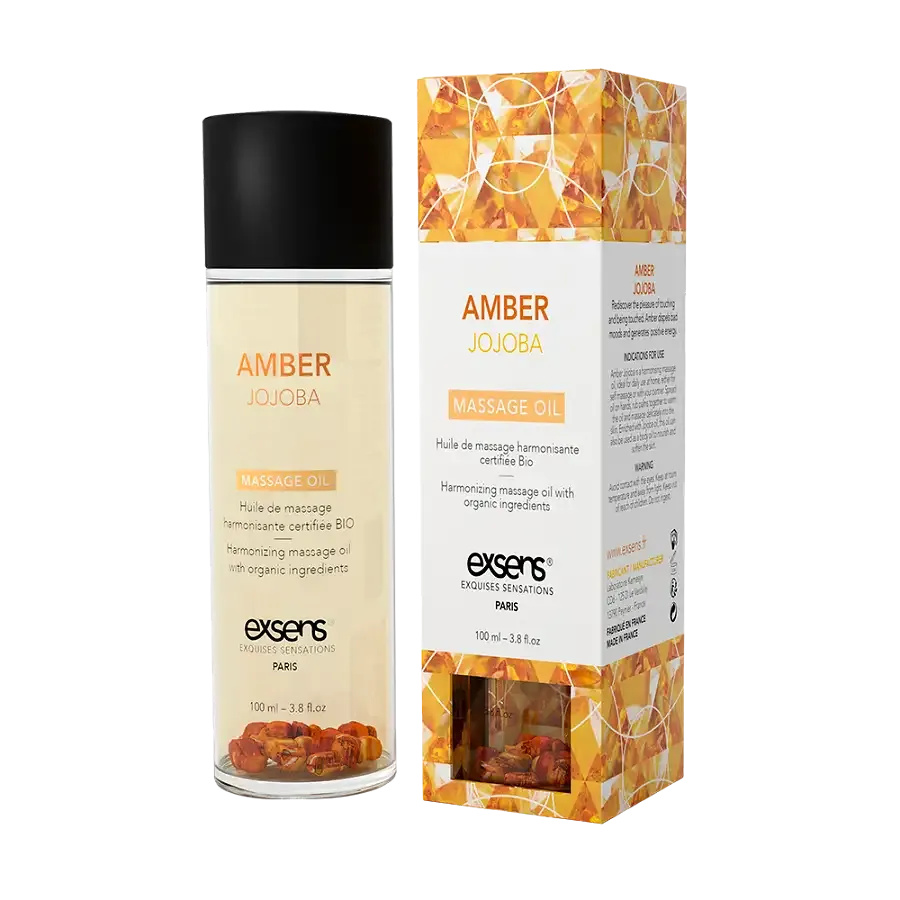 Масажна олія EXSENS Amber Jojoba (гармонізує, з бурштином) 100мл, натуральна Львів - фото 1