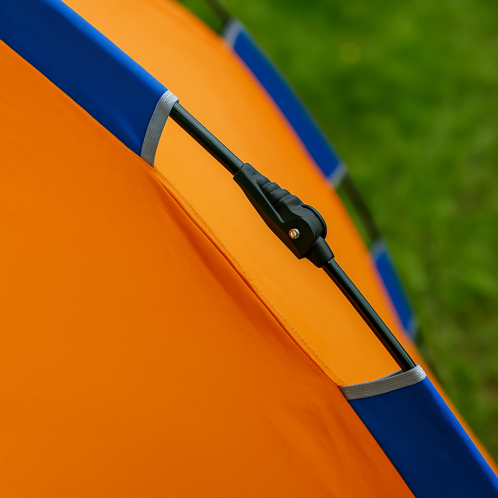 Двухместная туристическая палатка для кемпинга с москитной сеткой, дном оксфорд и быстрой установкой Львов - изображение 4