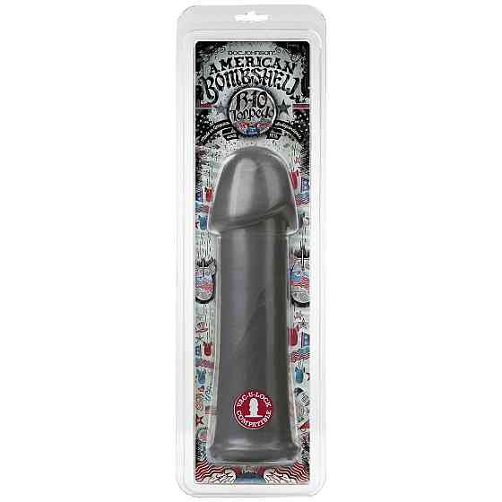 Фалоімітатор для фістингу American Bombshell — B-10 Torpedo — Gun Metal Sex Aura Київ