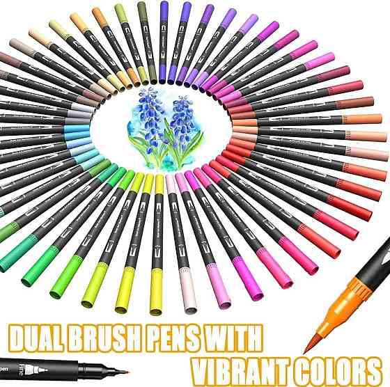 Бездоганні Акварельні скетч маркери двосторонні для дітей фломастери. Харків