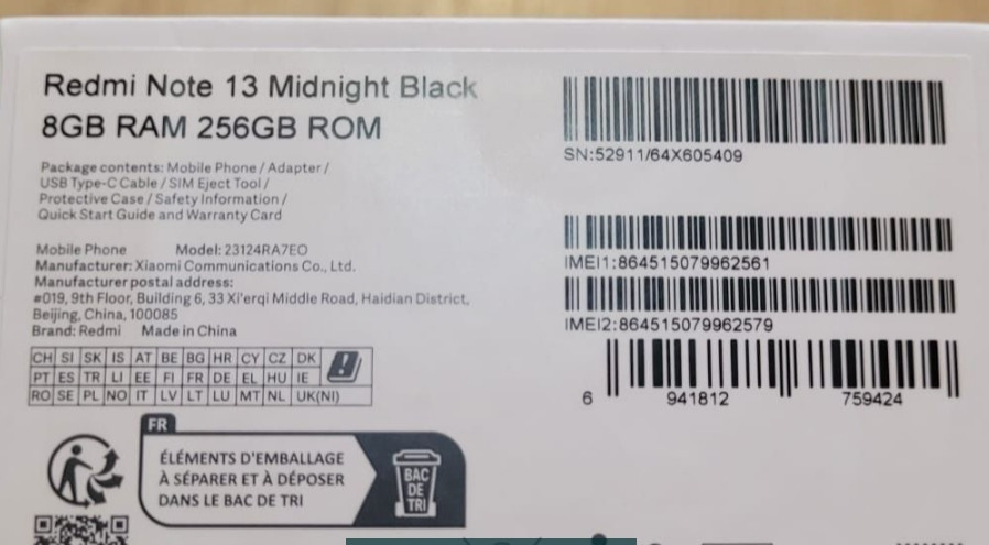 Смартфон Xiaomi Redmi Note 13 8/256Gb. NFC. Харьков - изображение 2