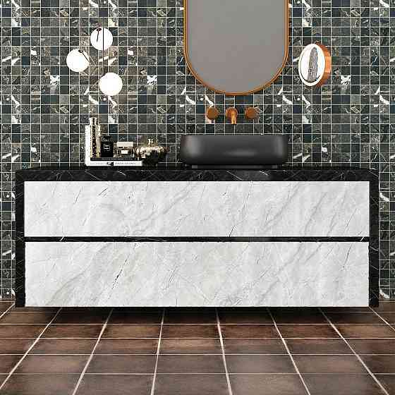 Самоклеюча плівка 0,45х10м х 0,07мм Платиновий мармур SW-00001274 Київ