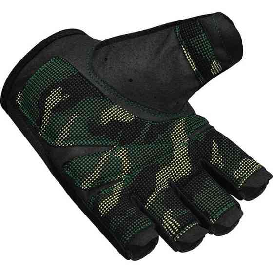 Рукавички для фітнесу RDX T2 Half Army Green M Каменское