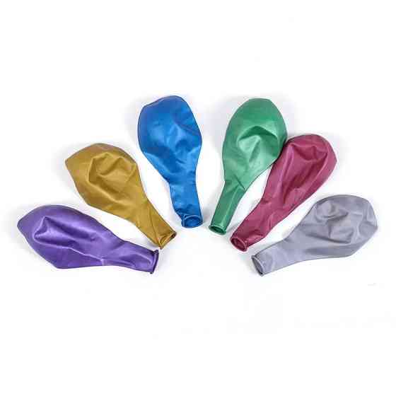 Воздушные шарики хром из латекса 50 штук 10 дюймов  разноцветный Киев