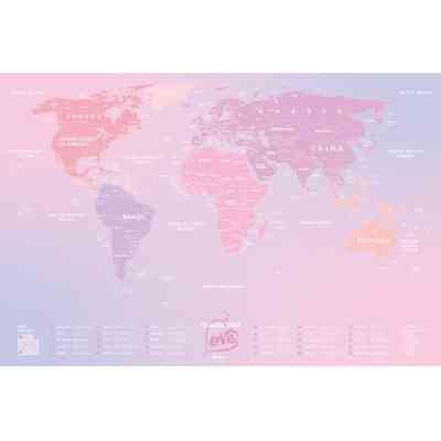 Скретч карта 1DEA.me Travel Map Love World английский (13104) Винница