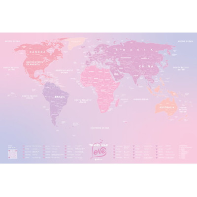 Скретч карта 1DEA.me Travel Map Love World англійська (13104) Вінниця - фото 2