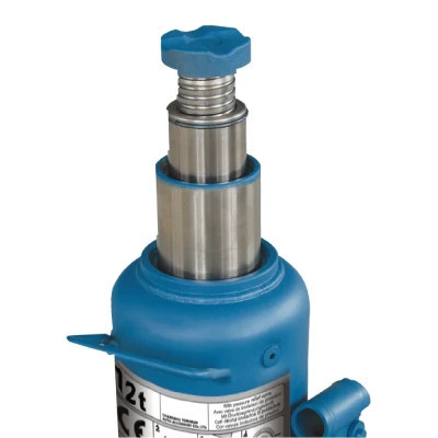 Домкрат GTM гидравлический бутылочный 12т (240-590мм) двухштоковый (TH812001) Винница - изображение 2