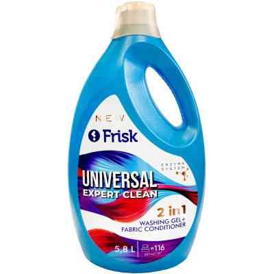 Гель для прання Frisk Universal Expert Clean 2 in 1 5.8 л (4820197121281) Вінниця
