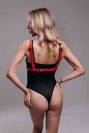 Портупея Candy Hero Chst6 (экокожа) RED Sex Aura Киев