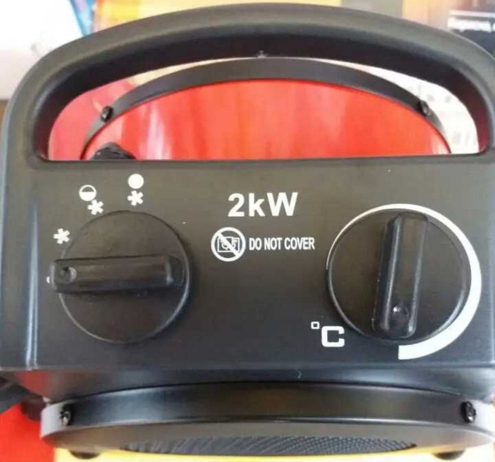 Обогреватель тепловентилятор керамический 2 кВт Crown LXF2P обогреватель. Киев - изображение 1