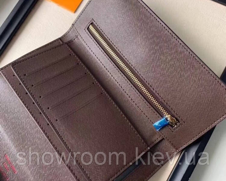Женский вместительный кошелек ЛВ (20005-1) brown Lux Киев - изображение 4
