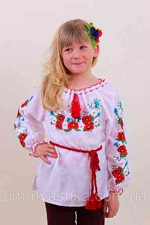 Дитяча вишиванка "Марися" для дівчаток 98-170 140-170 Кривий Ріг