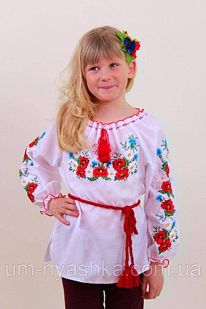 Дитяча вишиванка "Марися" для дівчаток 98-170 140-170 Кривий Ріг - фото 1