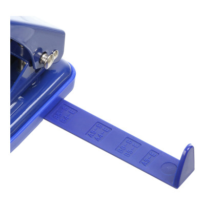 Діркопробивач Buromax металевий, до 25 аркушів, 122 х 108 х 54 мм, синій (BM.4030-02) Вінниця - фото 6