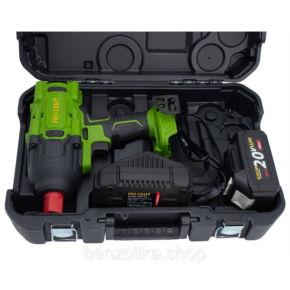 Акумуляторний гайковерт Procraft PWA82 Кейс (з 1 АКБ та ЗП) Киев - изображение 10