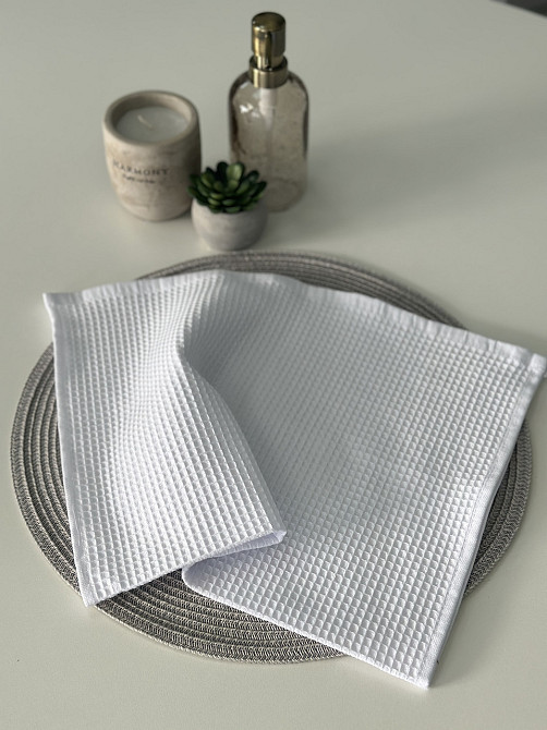Вафельний рушник Ideal Textile 40х60 см білий 220 г/м2 (56860837) Чернівці - фото 1