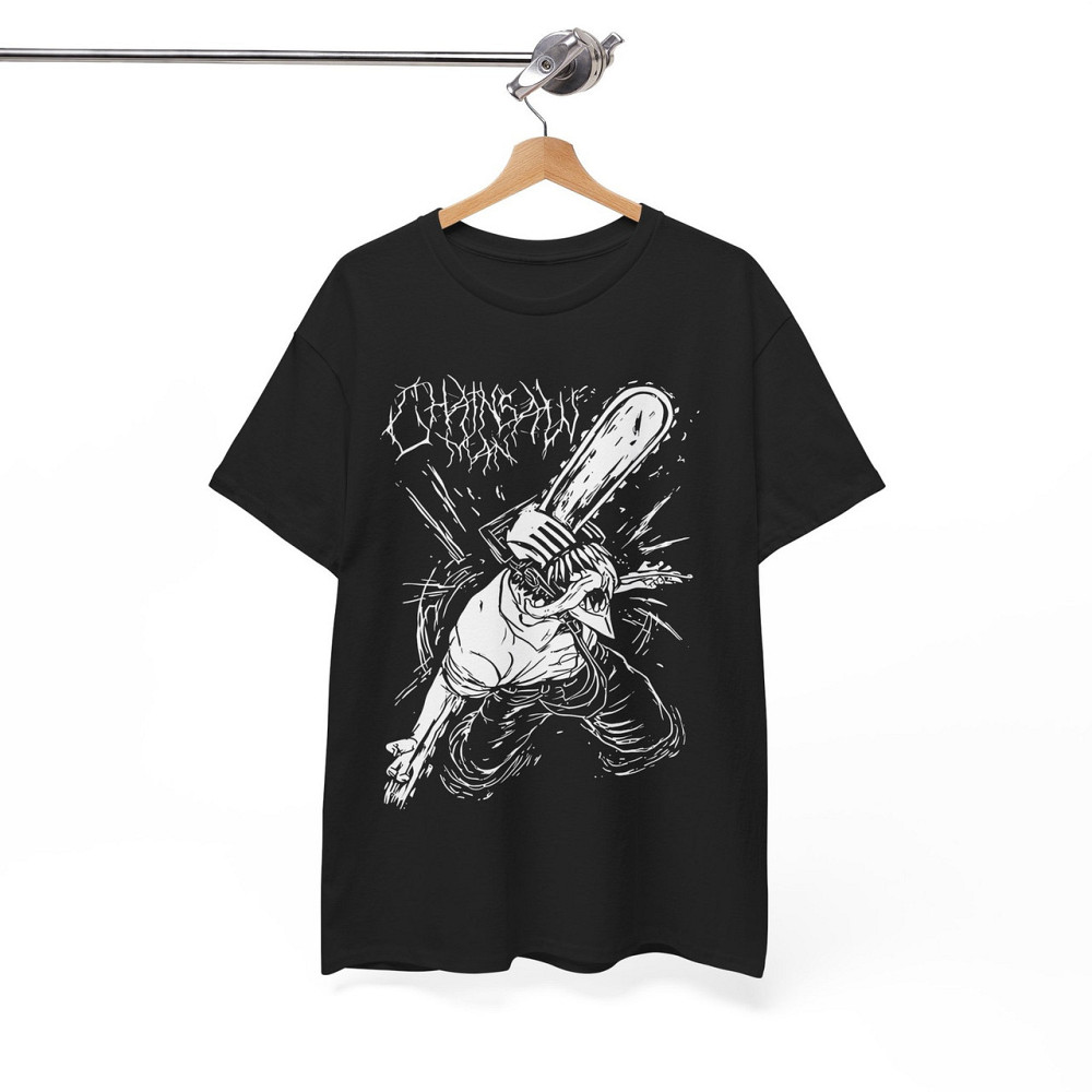Футболка для мальчика аниме Человек-бензопила оверсайз (рост от 165 до 180 ) Черний AnimeJ0379m Днепр - изображение 6
