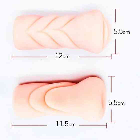 Мастурбатор "Gelugee Вагіна" - Тілесний - 11,5*4 см Вінниця