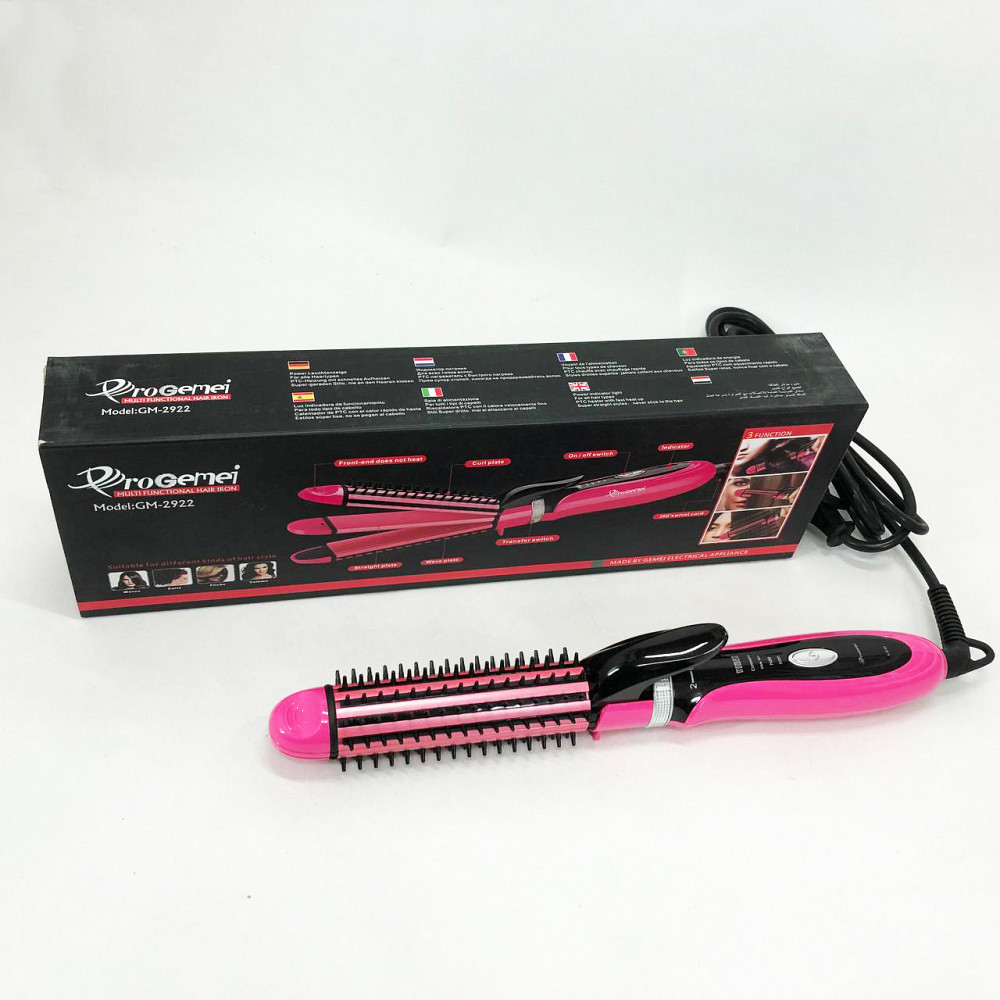 Плойка для завивки волосся з різними функціями, Плойка для гладкого волосся і локонів VC-54 Івано-Франківськ - фото 4