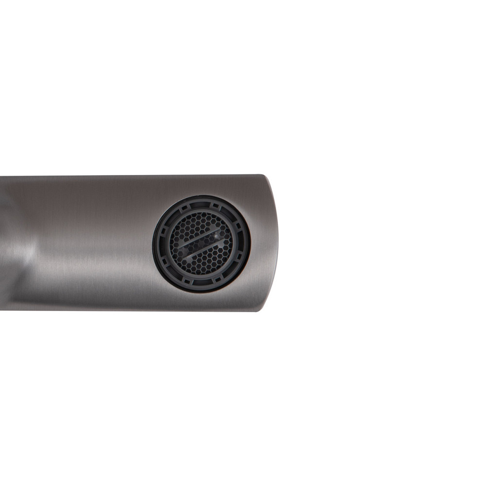 Змішувач для ванни Qtap Slavonice (з душовим гарнітуром) QTSLV259GMB48035 Gunmetal Black PVD Київ - фото 6
