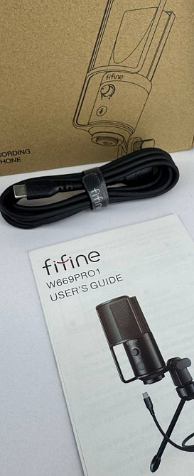Мікрофон Fifine K669PRO1 геймерський стрімінг микрофон hyperX A8 A6 Київ - фото 1