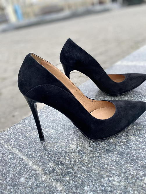 SANTINI Туфлі жіночі SANTINI 70594-21 чорні (весна-осінь, замша натуральна) (3373) 37 Коломыя - изображение 1