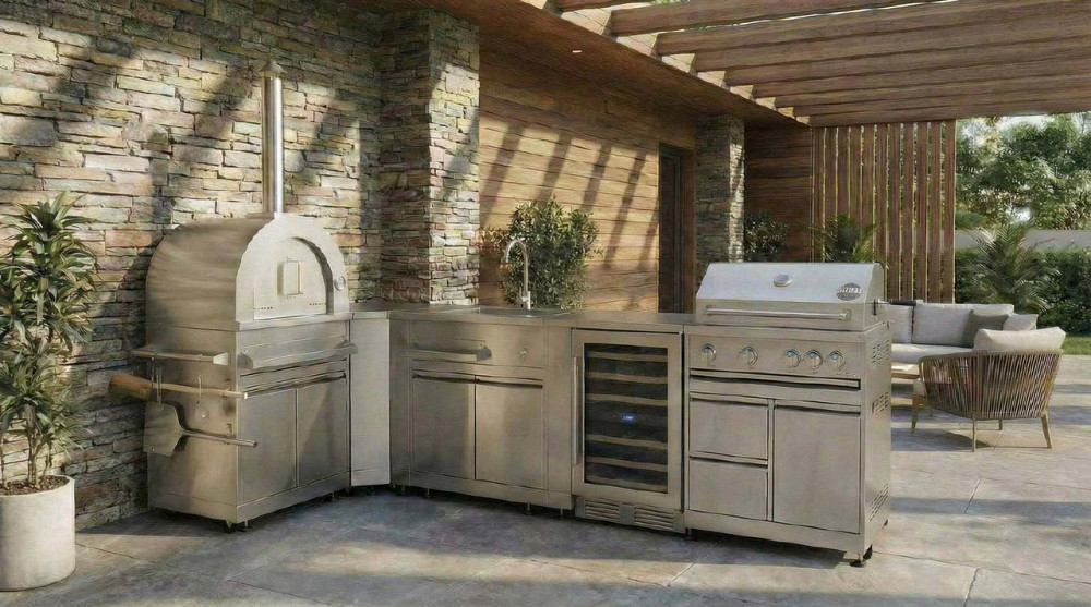 Окремо стоячий модуль під холодильник із нержавіючої сталі GRILLI 777336 Код: 105967 Рівне - фото 9