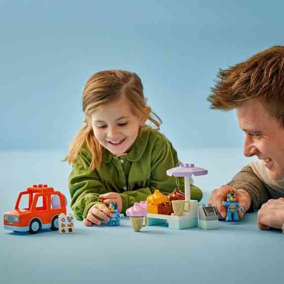 Конструктор LEGO DUPLO Bluey Подорож із морозивом із Блуї 22 деталі (10458) Харків