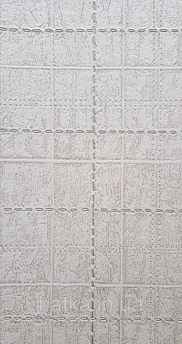 Шпалери вінілові на флізеліні AdaWall Signature1.06х10 під шкіру смуги структурні темно-бежеві Київ - фото 1
