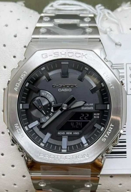 Чоловічий наручний годинник Casio GM-B2100 Silver. Київ - фото 6
