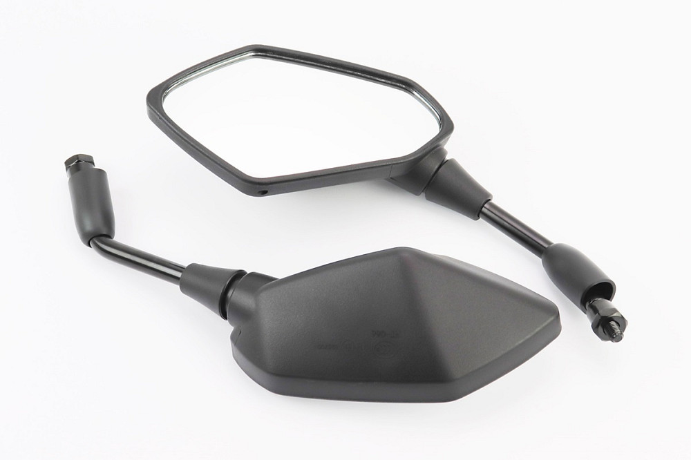 Дзеркала к-кт на мотоцикл "призма" чорний, м8 (ССС - знак якості) Киев - изображение 1